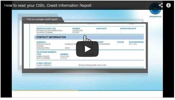 CIBIL tv advertising campaign-to teach the need for credit score