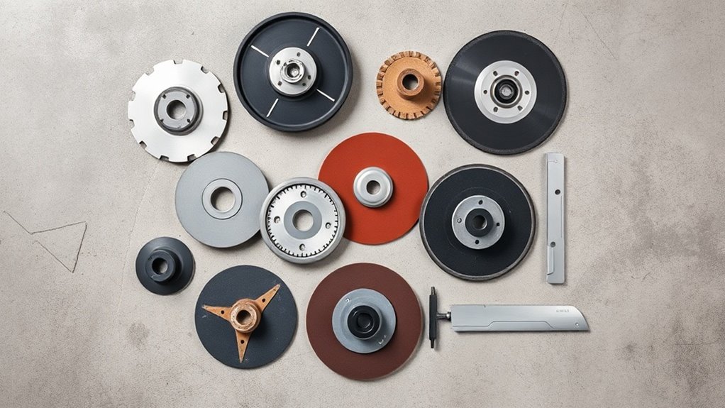 angle grinder accessory applications
