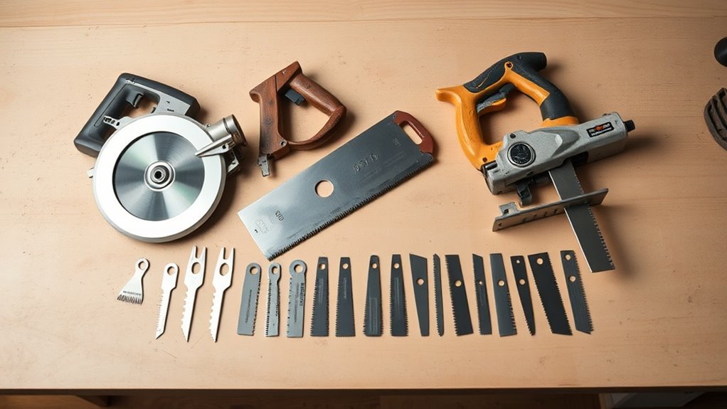 blade selection by material