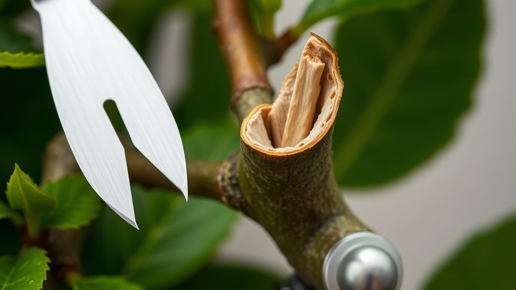 clean cuts promote plant health