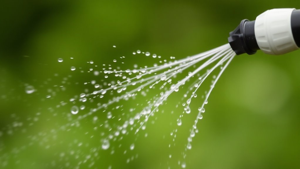 efficient irrigation using sprayers