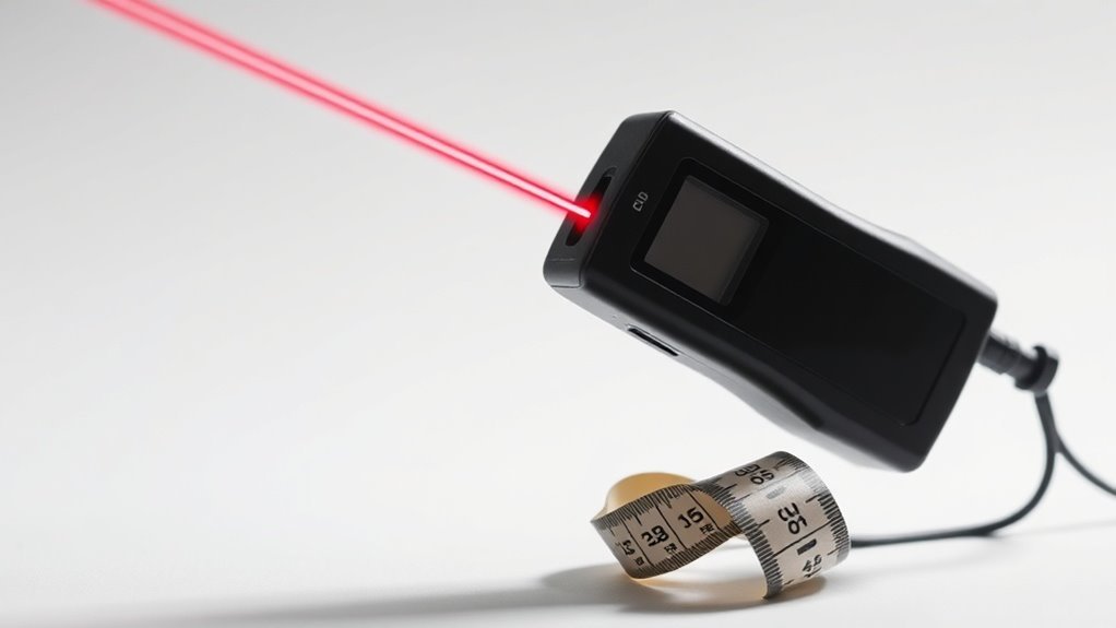 laser distance meter functionality