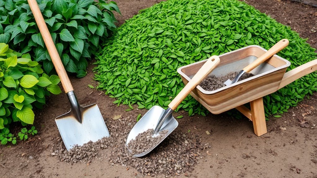 mulching tools improve garden health