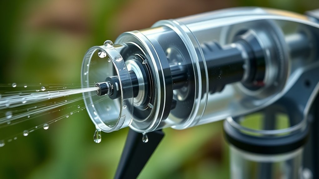 pressure mechanics in sprayers