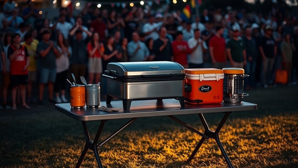 tailgating gear for enjoyment