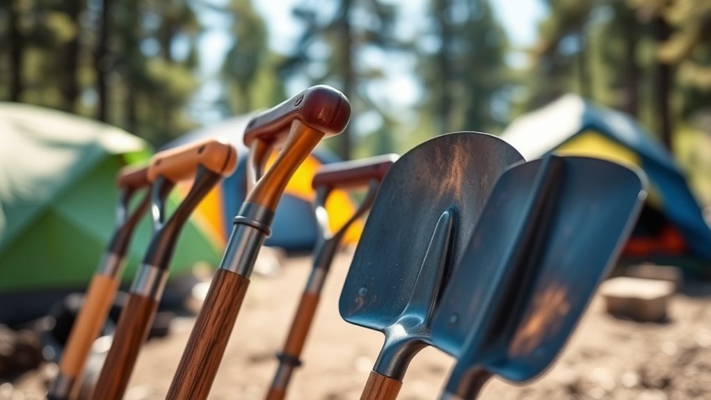 durable camping shovels selection
