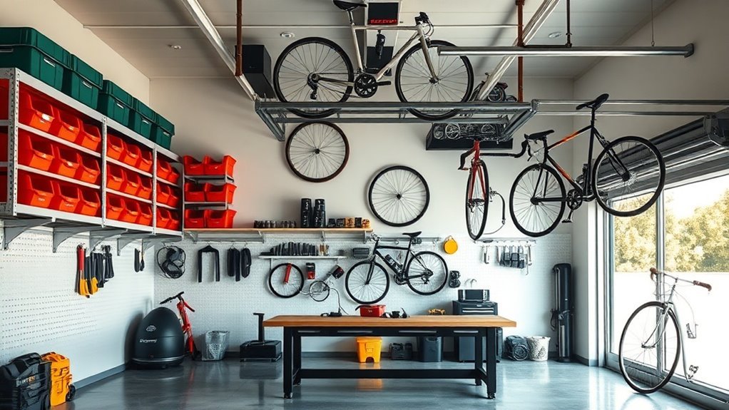 maximize space declutter garage