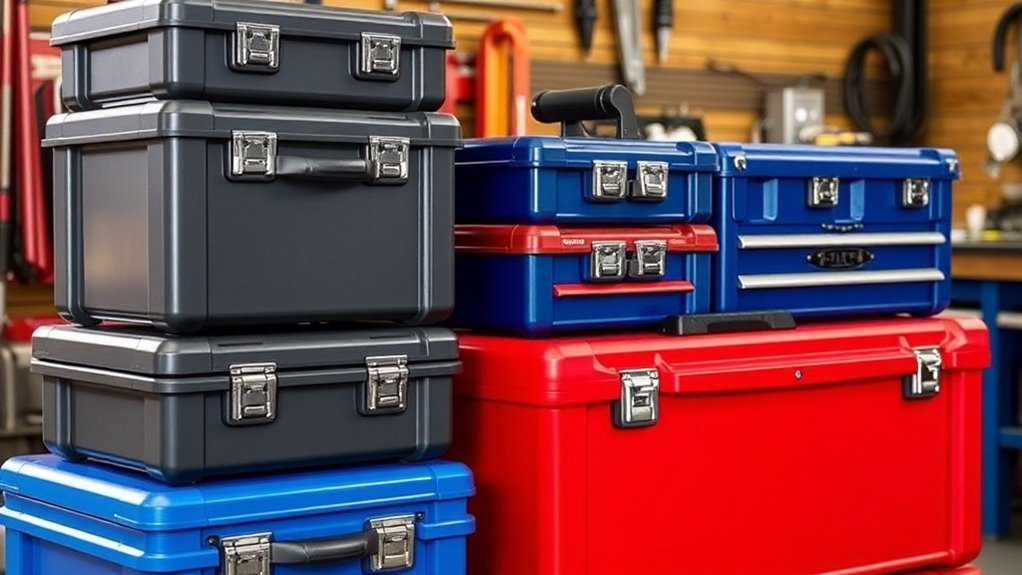 stackable toolboxes for organization